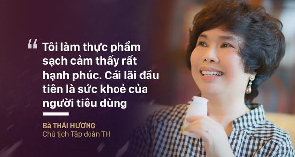 Bà Thái Hương chủ tịch tập đoàn TH True Milk