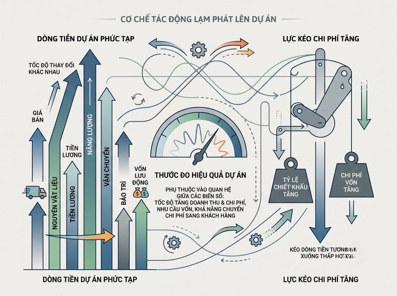 Tác động của lạm phát đến hiệu quả dự án đầu tư