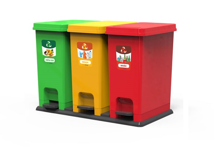 Bí quyết chọn thùng rác phân loại rác thải chất lượng