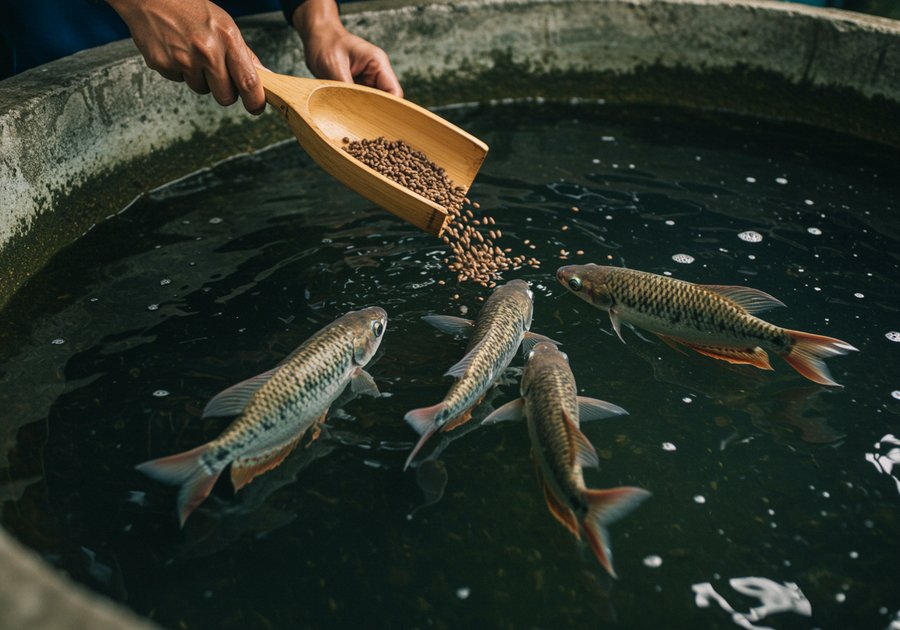 Cá sặc rằn ăn gì? Thức ăn cho cá sặc rằn chóng lớn