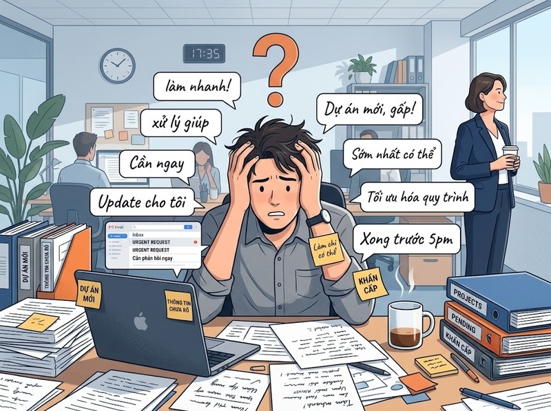 Giao việc rõ ràng để nhân viên hiểu đúng ngay từ đầu