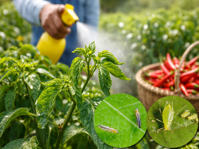 Cách khắc phục cây ớt bị xoăn la ngọn khi mới xuất hiện