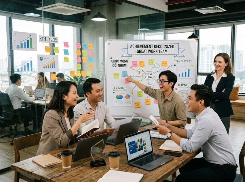 Khen thưởng đúng cách để tạo động lực lâu dài