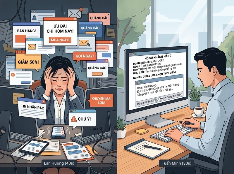 Tiếp cận khách hàng mới mà không gây phản cảm