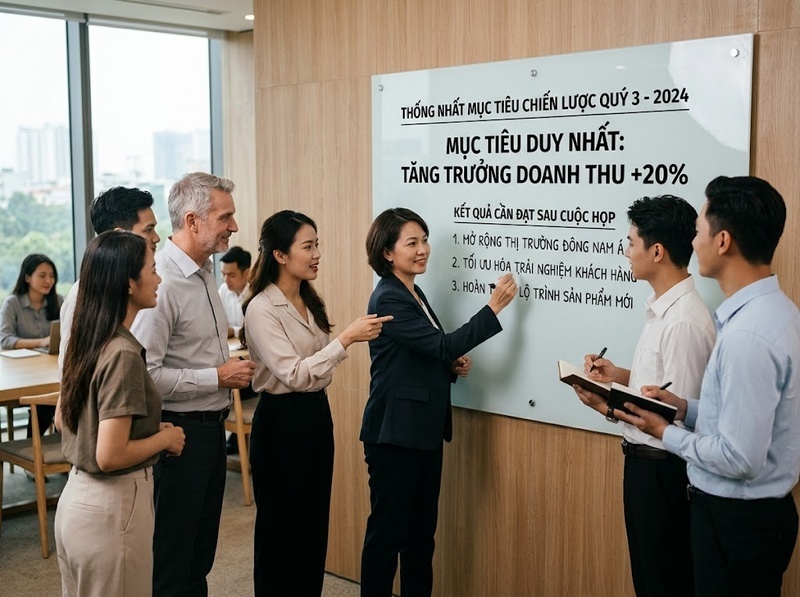 Chuẩn bị cuộc họp để đạt kết quả rõ ràng