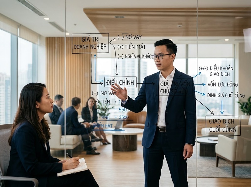 Xác định giá bán doanh nghiệp phù hợp với thị trường