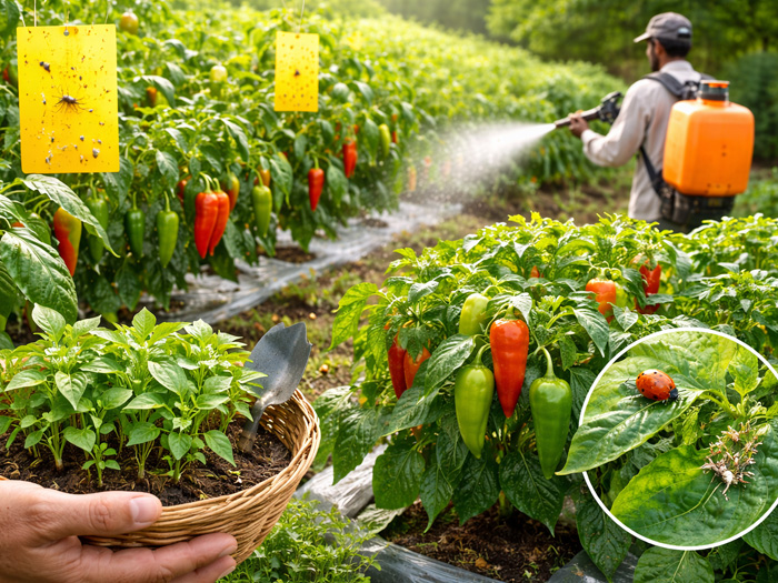 Cây ớt bị xoăn đọt lá non phải làm sao để tránh lây lan