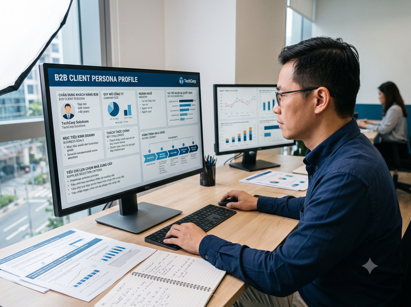 Xây dựng chân dung khách hàng B2B sát thực tế