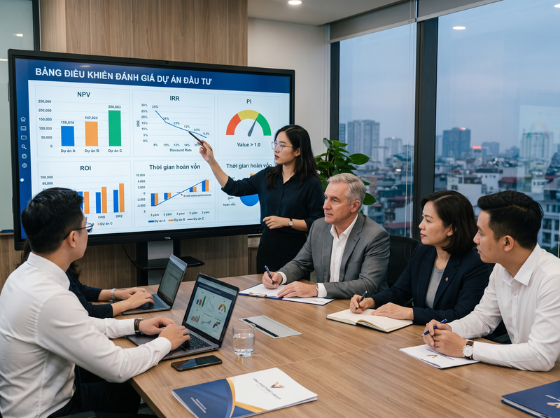 Những chỉ tiêu quan trọng để đánh giá dự án đầu tư