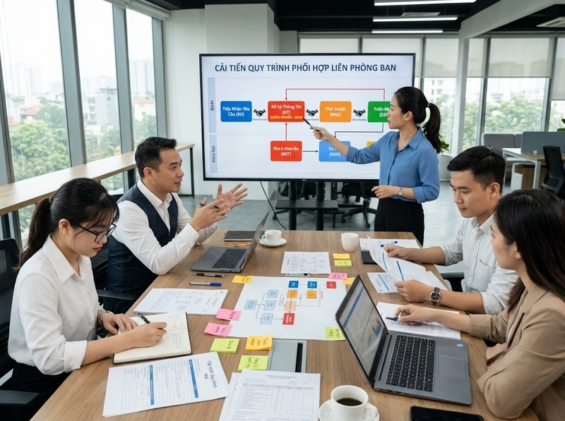 Chuẩn hóa quy trình giữa các phòng ban hiệu quả
