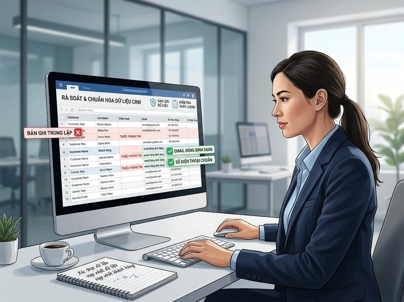 Chuyển dữ liệu từ CRM cũ sang CRM mới an toàn