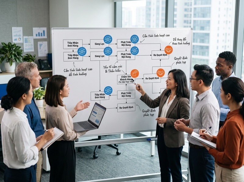 Những công việc doanh nghiệp không nên tự động hóa