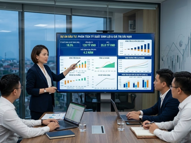 Đánh giá cơ hội đầu tư qua lợi nhuận, rủi ro và tính khả thi