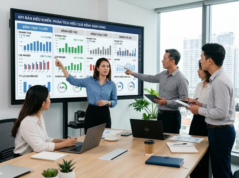 Tiêu chí đánh giá hiệu quả từng kênh bán hàng