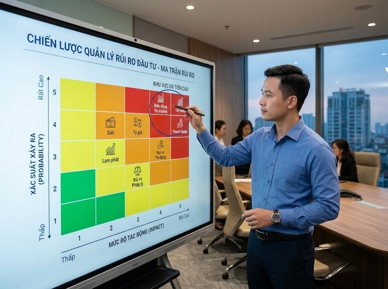 Đánh giá rủi ro đầu tư theo xác suất và mức độ tác động