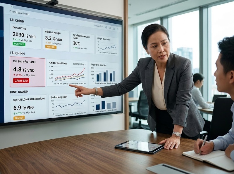 Những chỉ số nên có trên dashboard quản trị