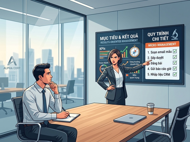 Nhận biết khi người quản lý đang kiểm soát quá mức