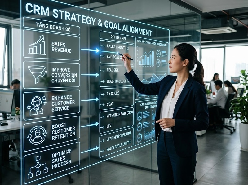 Đánh giá hiệu quả sau khi triển khai CRM