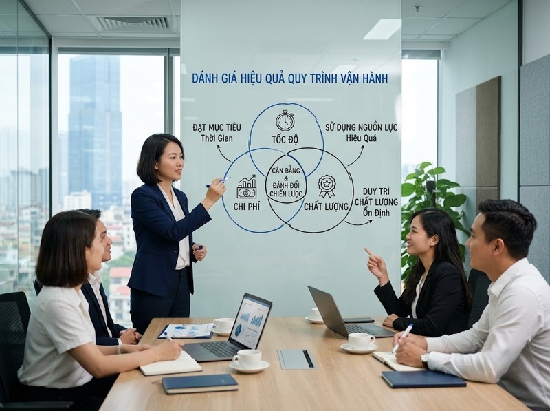 Tiêu chí đánh giá hiệu quả của một quy trình vận hành