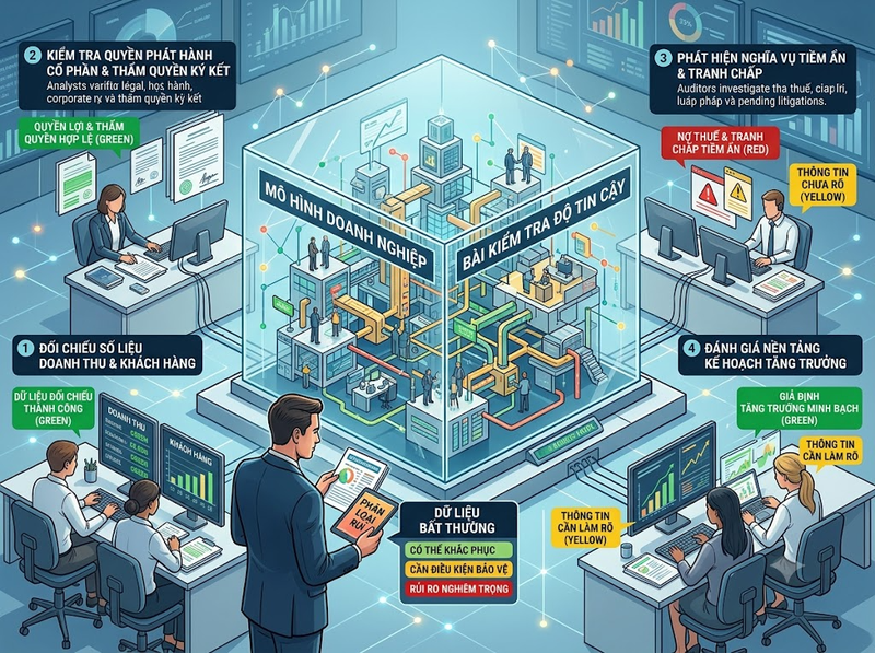 Các nội dung cần kiểm tra trong due diligence gọi vốn