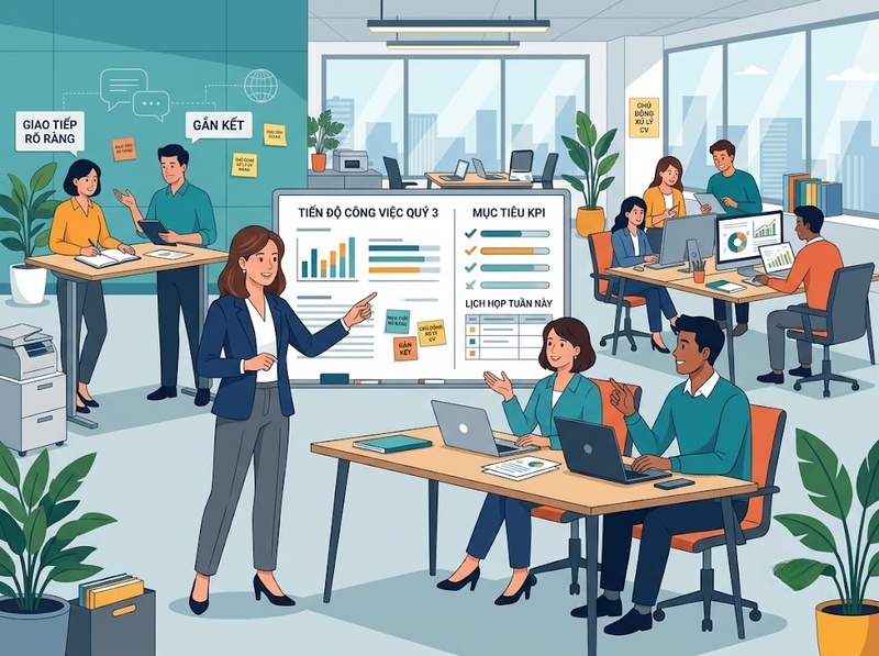 Giao tiếp hiệu quả giữa quản lý và nhân viên