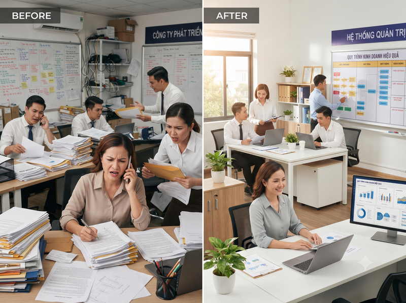 Doanh nghiệp nhỏ nên bắt đầu xây dựng hệ thống quản trị từ đâu?