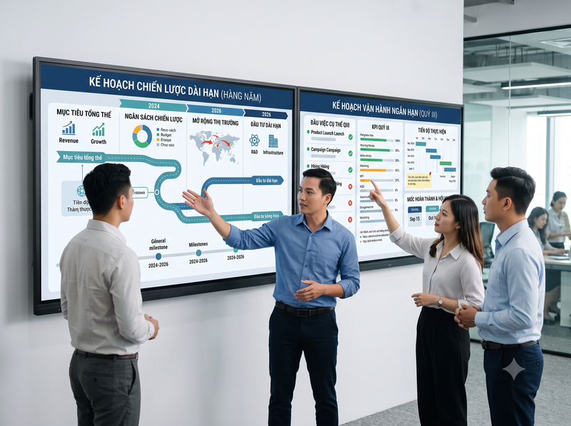 Nên lập kế hoạch kinh doanh theo năm hay theo quý?