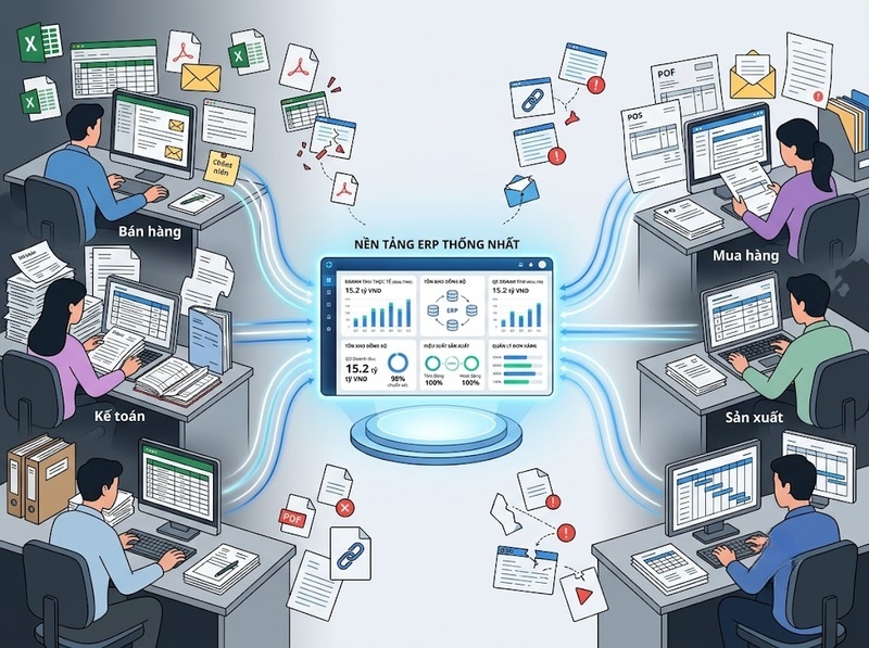 Dấu hiệu doanh nghiệp cần triển khai ERP