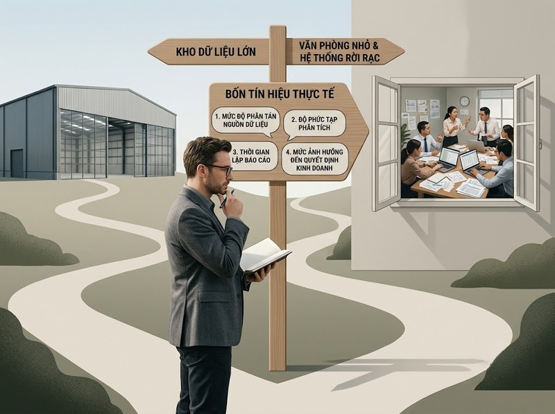 Dấu hiệu doanh nghiệp cần kho dữ liệu data warehouse
