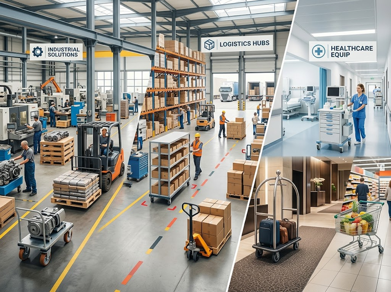 Kinh doanh bánh xe đẩy công nghiệp có tiềm năng không?
