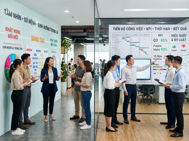 So sánh lãnh đạo chuyển đổi và lãnh đạo giao dịch
