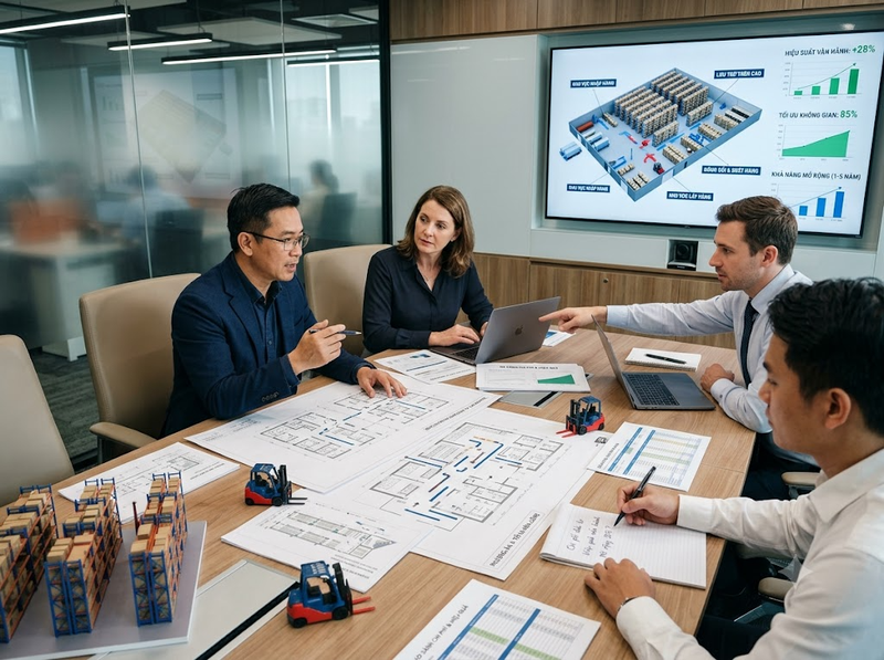 Nhà phân phối thiết bị kho vận nên xây dựng lợi thế cạnh tranh nào?
