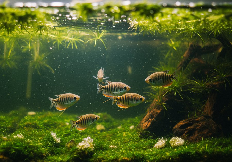 Mô hình nuôi cá sặc bướm làm cảnh tại nhà thu lãi đều