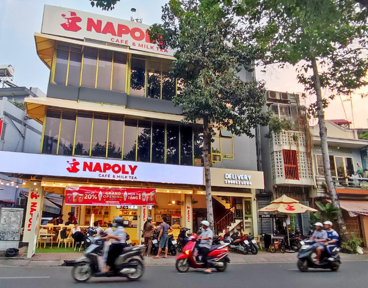 Nhượng quyền cà phê Napoly Café & Milk Tea - giảm ngay 30 triệu khi mở quán!