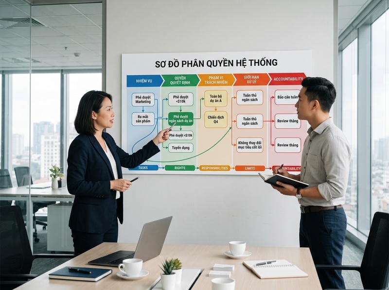 Phân quyền trong doanh nghiệp mà vẫn kiểm soát tốt