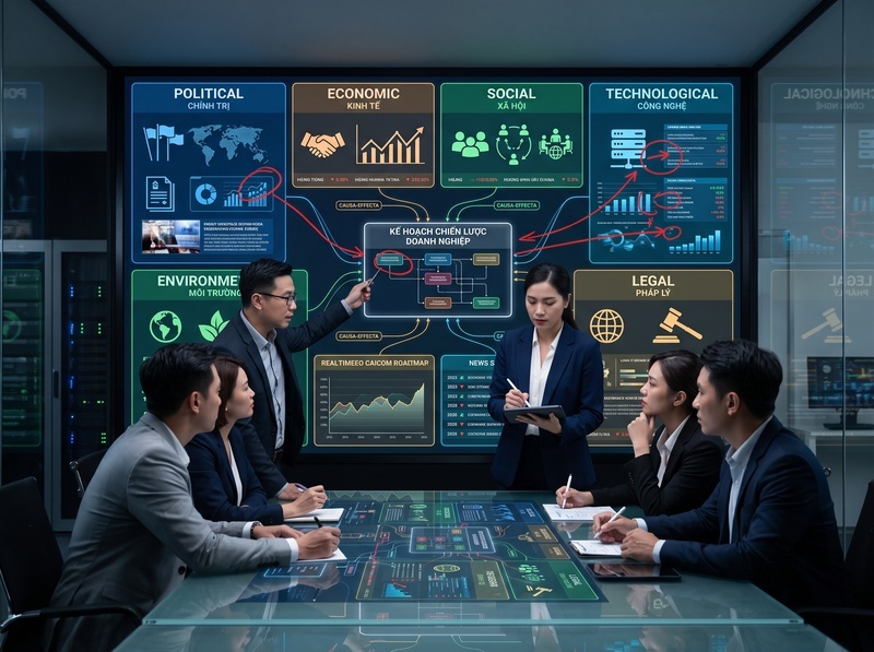 Cách sử dụng phân tích PESTEL trong hoạch định chiến lược