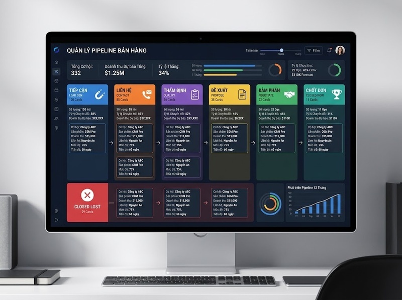 Xây dựng các giai đoạn cơ hội bán hàng trong CRM