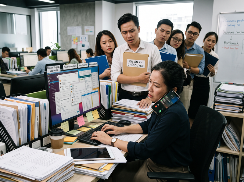 Cách tránh quản lý làm thay nhân viên