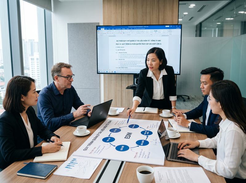 Nội dung cần có trong quy chế quản lý tài liệu điện tử