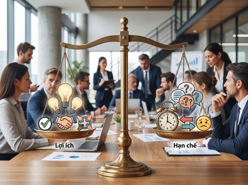 Ưu và nhược điểm của ra quyết định tập thể