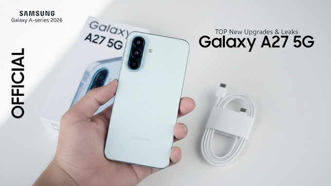 Samsung Galaxy A27 5G: lựa chọn đáng chờ cho học tập, làm việc và giải trí