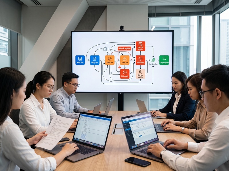 Nguyên nhân quy trình số hóa vẫn xử lý chậm