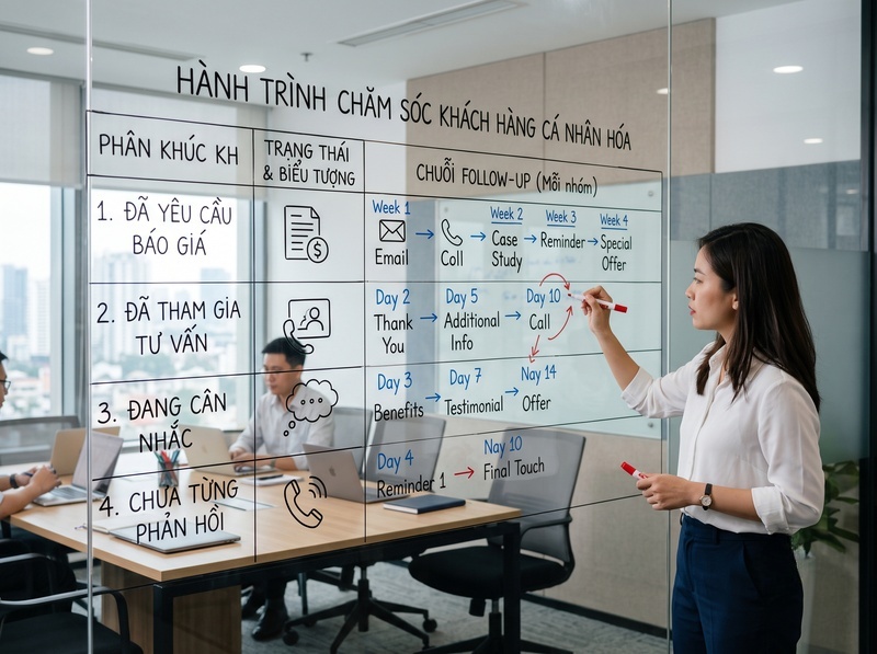 Số lần follow up khách hàng phù hợp để tăng phản hồi