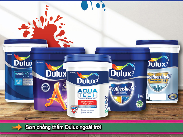 Ưu điểm vượt trội của sơn chống thấm Dulux ngoài trời