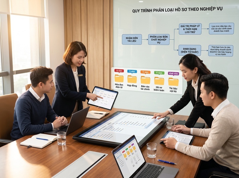 Cách xác định thời gian lưu trữ hồ sơ điện tử