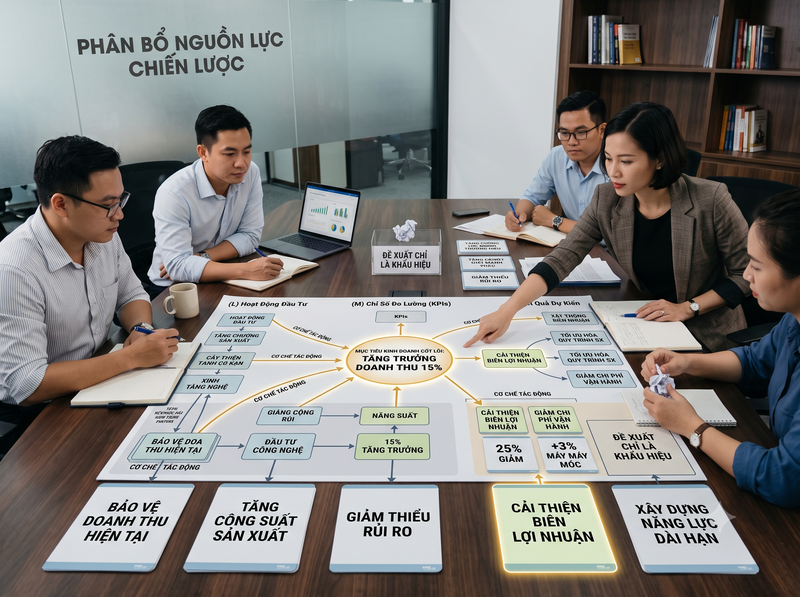 Xác định hoạt động cần ưu tiên đầu tư trước