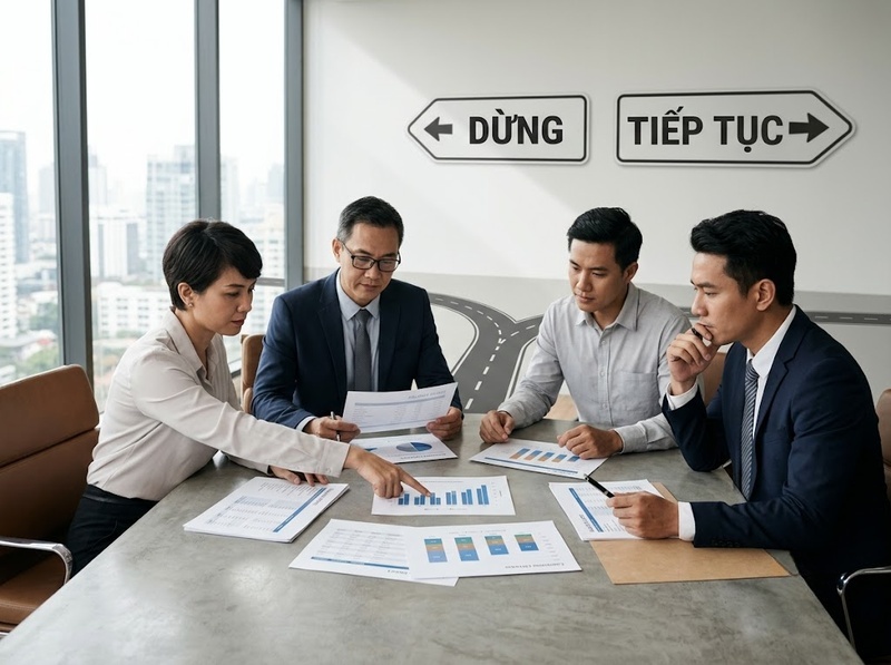 Thiết lập tiêu chí dừng dự án ngay từ đầu