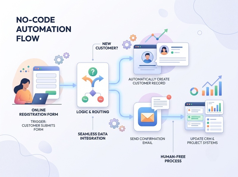 Doanh nghiệp nhỏ tự động hóa công việc bằng no-code