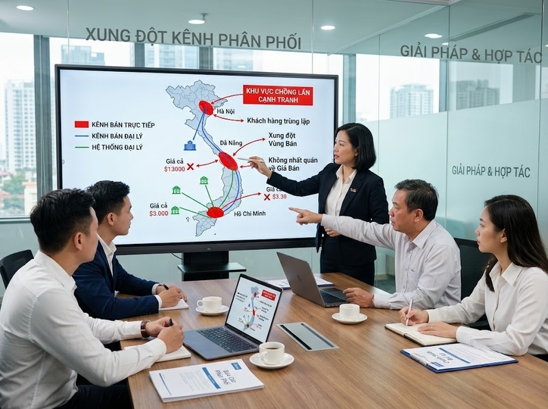 Giải quyết xung đột giữa bán trực tiếp và đại lý