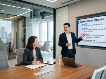 Cách trình bày vấn đề với lãnh đạo